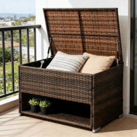 Rattan Storage Cabinet