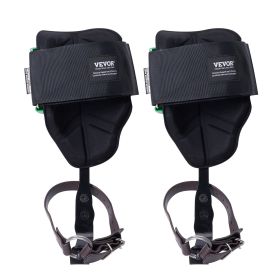 VEVOR Tree Climbing Spikes, 1 Pair Alloy Steel Climbing Spurs, 350lbs Load Capacity Tree Climbing Gear with Straps and Spike Protectors