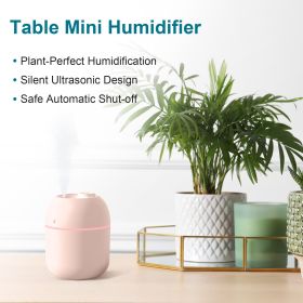 Portable Mini  Humidifier, 220ml,Small Cool Mist Humidifier, USB Personal Desktop Humidifier For Bedroom Travel Office Home Random Colors (Option: W13532873)